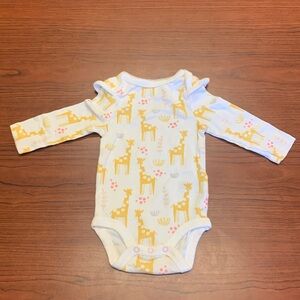 Cloud island long sleeve onesie